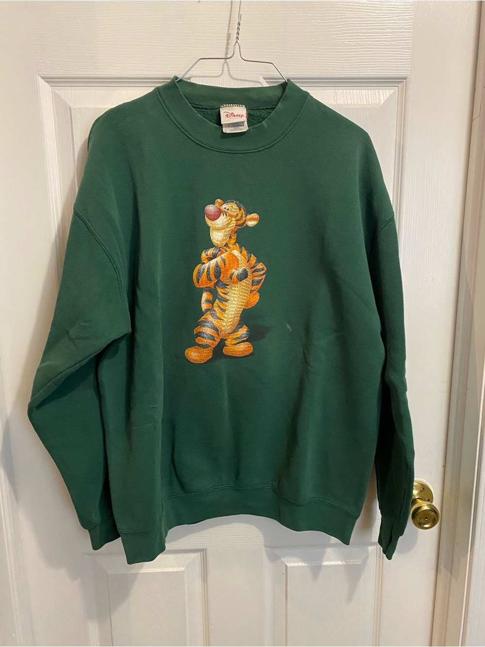 Disney Dark Green Tigger Crewneck Sweatshirt